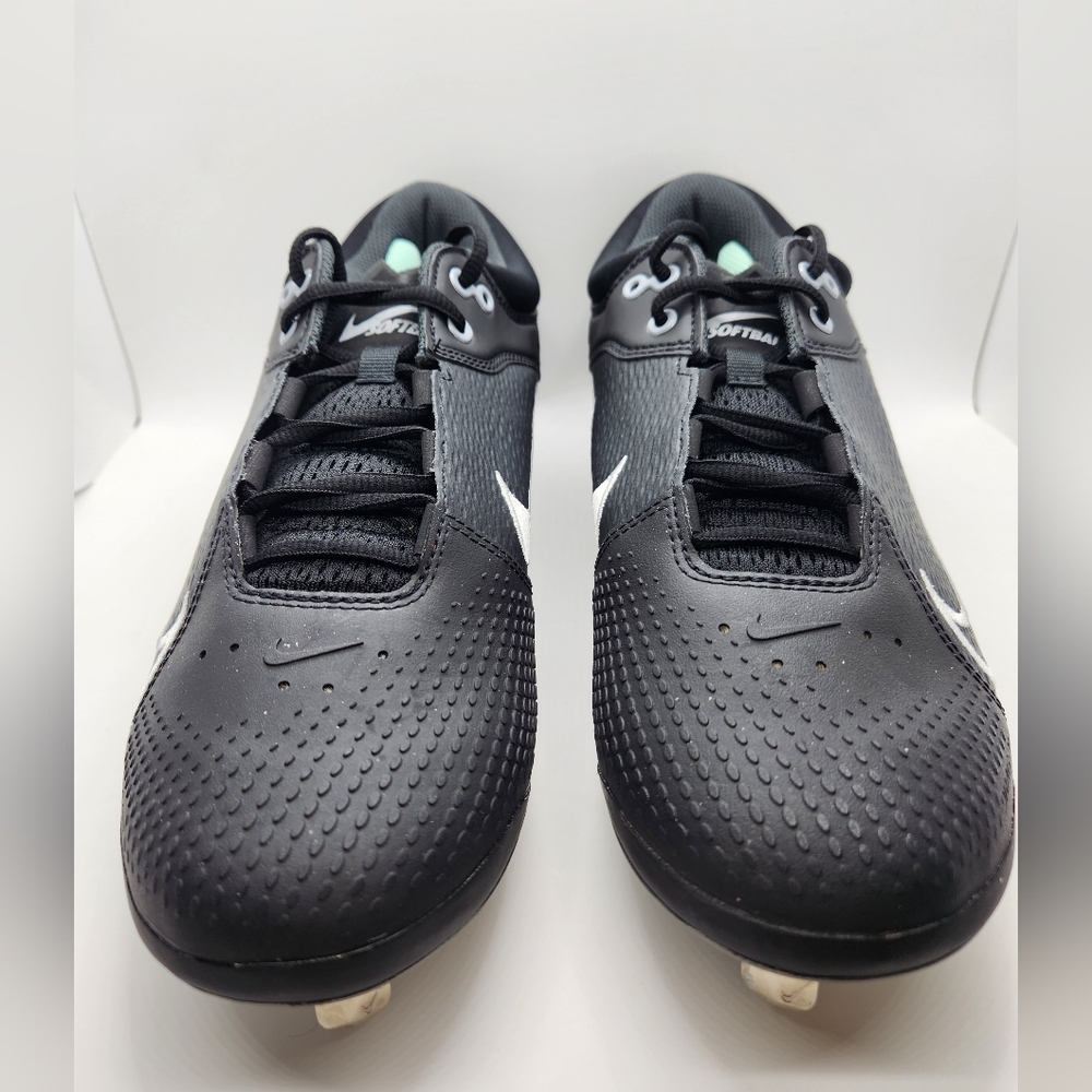 Nike Hyperdiamond 4 Elite Softball Metal Cleats Womens 11 Black Shoes CZ5917-010